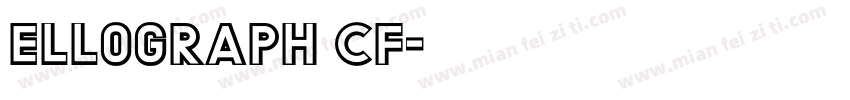 Ellograph CF字体转换